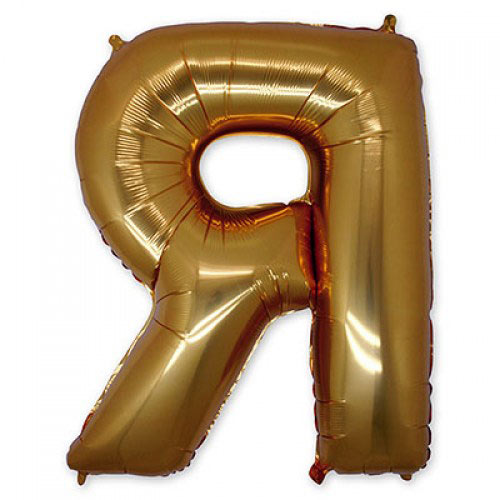 Шар-фигура буква Я 40" Gold