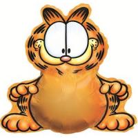 Шар (37''/94 см) Фигура, Гарфилд, Оранжевый, 1 шт.