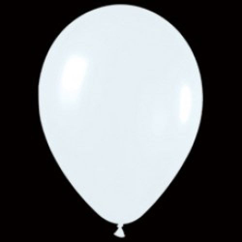Шар (12''/30 см) Белый (005), пастель, 1 шт.