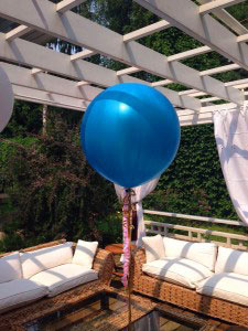 Большой латексный шар с гелием