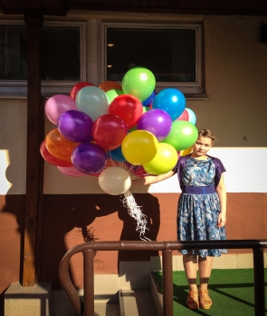 Воздушные шары ассорти цветов надутые гелием