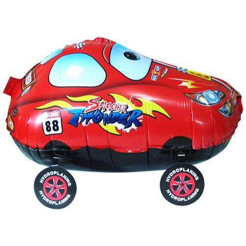 Шар (24''/61 см) Ходячая Фигура, Гоночная тачка, Красный, 1 шт.