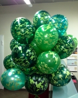 Воздушные шары камуфляж на 23 февраля