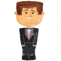 Ходячая Фигура, Жених, 1 шт. Большие фигуры Микро фигуры Мини фигуры Ходячие фигуры Цвет Размер от до дюйм 19 82 Форма Производитель Betallic CNIX Trading Co., Lt