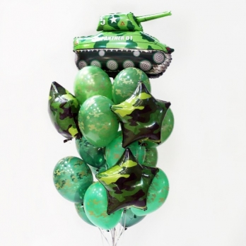 Композиция камуфляжный праздник