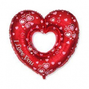 Шар фигура ILY Сердца