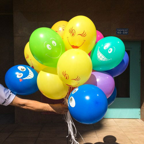 Букет - "Веселые смайлы"