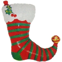 Шар (32''/81 см) Фигура, Новогодний носок