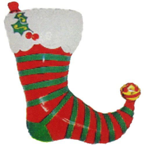 Шар (32''/81 см) Фигура, Новогодний носок