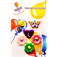 Свечи Солнечный сад 6 шт .