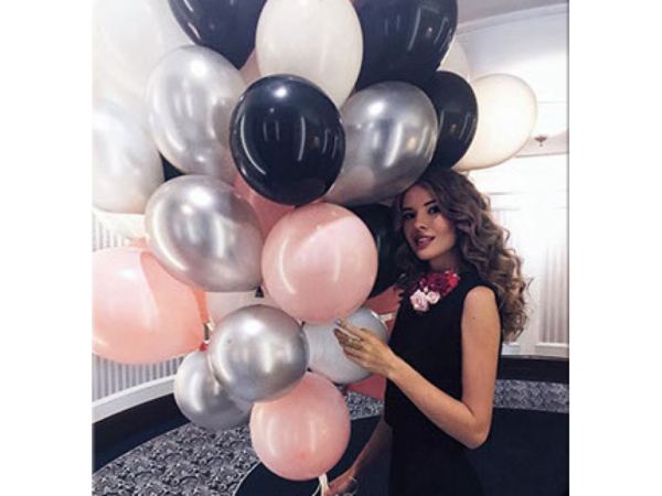 Композиция С Гелием «Блеск Четырех Цветов»