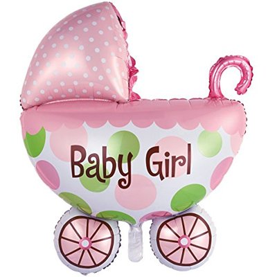 ФИГУРА Коляска детская розовая