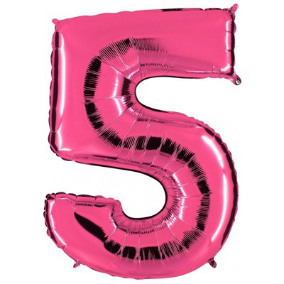 1207-2183 Г ЦИФРА 5 40" Pink