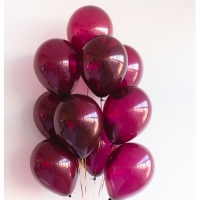 Букет из шаров Бургундия под потолок