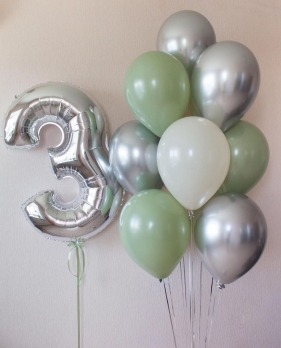 Шары на день рождения готовая композиция